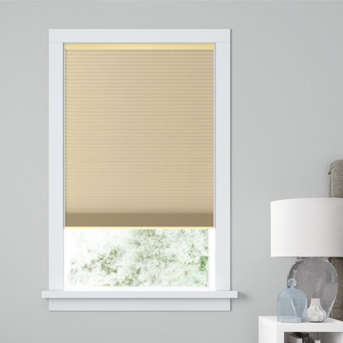 Levolor Custom Cordless Light Filtering Cellular Shade, Designer Colors in Latte & Reviews Wayfair